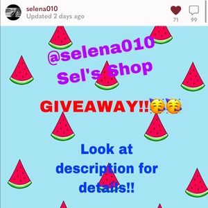 GIVEAWAY NOT MINE